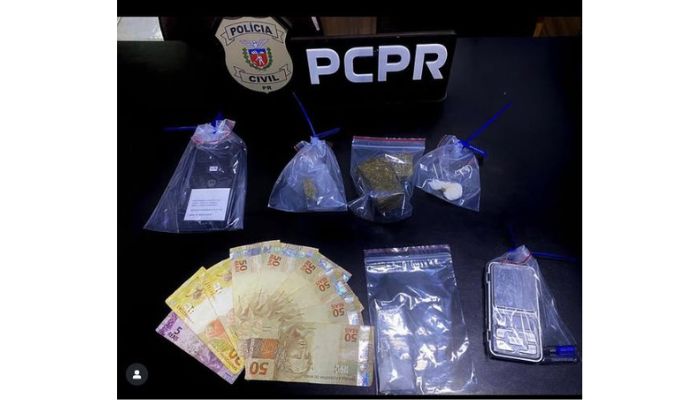 Pinhão - PCPR prende dois homens por tráfico, furto qualificado e receptação